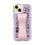 Slim Protection Case - STAND & RING RIBBON Sakura Pink［ Rune Naito - RUNE Girl Retro & Modern - Purple ］