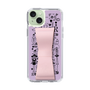 Slim Protection Case - STAND & RING RIBBON Sakura Pink［ Rune Naito - RUNE Girl Retro & Modern - Purple ］