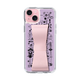 Slim Protection Case - STAND & RING RIBBON Sakura Pink［ Rune Naito - RUNE Girl Retro & Modern - Purple ］
