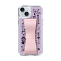 Slim Protection Case - STAND & RING RIBBON Sakura Pink［ Rune Naito - RUNE Girl Retro & Modern - Purple ］