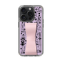 Slim Protection Case - STAND & RING RIBBON Sakura Pink［ Rune Naito - RUNE Girl Retro & Modern - Purple ］