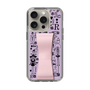Slim Protection Case - STAND & RING RIBBON Sakura Pink［ Rune Naito - RUNE Girl Retro & Modern - Purple ］