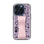 Slim Protection Case - STAND & RING RIBBON Sakura Pink［ Rune Naito - RUNE Girl Retro & Modern - Purple ］