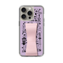 Slim Protection Case - STAND & RING RIBBON Sakura Pink［ Rune Naito - RUNE Girl Retro & Modern - Purple ］