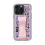 Slim Protection Case - STAND & RING RIBBON Sakura Pink［ Rune Naito - RUNE Girl Retro & Modern - Purple ］