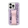 Slim Protection Case - STAND & RING RIBBON Sakura Pink［ Rune Naito - RUNE Girl Retro & Modern - Purple ］
