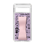 Slim Protection Case - STAND & RING RIBBON Sakura Pink［ Rune Naito - RUNE Girl Retro & Modern - Purple ］