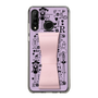Slim Protection Case - STAND & RING RIBBON Sakura Pink［ Rune Naito - RUNE Girl Retro & Modern - Purple ］