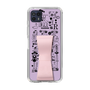 Slim Protection Case - STAND & RING RIBBON Sakura Pink［ Rune Naito - RUNE Girl Retro & Modern - Purple ］