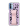 Slim Protection Case - STAND & RING RIBBON Sakura Pink［ Rune Naito - RUNE Girl Retro & Modern - Purple ］
