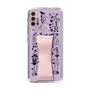Slim Protection Case - STAND & RING RIBBON Sakura Pink［ Rune Naito - RUNE Girl Retro & Modern - Purple ］
