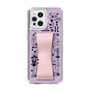 Slim Protection Case - STAND & RING RIBBON Sakura Pink［ Rune Naito - RUNE Girl Retro & Modern - Purple ］