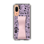 Slim Protection Case - STAND & RING RIBBON Sakura Pink［ Rune Naito - RUNE Girl Retro & Modern - Purple ］