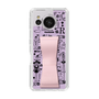 Slim Protection Case - STAND & RING RIBBON Sakura Pink［ Rune Naito - RUNE Girl Retro & Modern - Purple ］