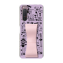 Slim Protection Case - STAND & RING RIBBON Sakura Pink［ Rune Naito - RUNE Girl Retro & Modern - Purple ］