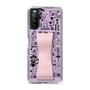 Slim Protection Case - STAND & RING RIBBON Sakura Pink［ Rune Naito - RUNE Girl Retro & Modern - Purple ］