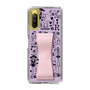 Slim Protection Case - STAND & RING RIBBON Sakura Pink［ Rune Naito - RUNE Girl Retro & Modern - Purple ］