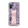 Slim Protection Case - STAND & RING RIBBON Sakura Pink［ Rune Naito - RUNE Girl Retro & Modern - Purple ］
