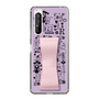Slim Protection Case - STAND & RING RIBBON Sakura Pink［ Rune Naito - RUNE Girl Retro & Modern - Purple ］
