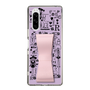 Slim Protection Case - STAND & RING RIBBON Sakura Pink［ Rune Naito - RUNE Girl Retro & Modern - Purple ］