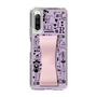 Slim Protection Case - STAND & RING RIBBON Sakura Pink［ Rune Naito - RUNE Girl Retro & Modern - Purple ］