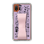 Slim Protection Case - STAND & RING RIBBON Sakura Pink［ Rune Naito - RUNE Girl Retro & Modern - Purple ］