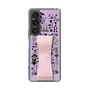 Slim Protection Case - STAND & RING RIBBON Sakura Pink［ Rune Naito - RUNE Girl Retro & Modern - Purple ］