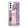Slim Protection Case - STAND & RING RIBBON Sakura Pink［ Rune Naito - RUNE Girl Retro & Modern - Purple ］