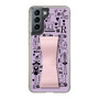 Slim Protection Case - STAND & RING RIBBON Sakura Pink［ Rune Naito - RUNE Girl Retro & Modern - Purple ］