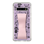 Slim Protection Case - STAND & RING RIBBON Sakura Pink［ Rune Naito - RUNE Girl Retro & Modern - Purple ］