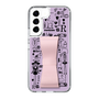 Slim Protection Case - STAND & RING RIBBON Sakura Pink［ Rune Naito - RUNE Girl Retro & Modern - Purple ］