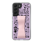 Slim Protection Case - STAND & RING RIBBON Sakura Pink［ Rune Naito - RUNE Girl Retro & Modern - Purple ］