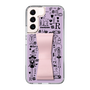 Slim Protection Case - STAND & RING RIBBON Sakura Pink［ Rune Naito - RUNE Girl Retro & Modern - Purple ］