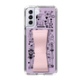 Slim Protection Case - STAND & RING RIBBON Sakura Pink［ Rune Naito - RUNE Girl Retro & Modern - Purple ］