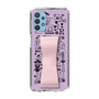 Slim Protection Case - STAND & RING RIBBON Sakura Pink［ Rune Naito - RUNE Girl Retro & Modern - Purple ］