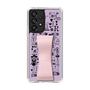 Slim Protection Case - STAND & RING RIBBON Sakura Pink［ Rune Naito - RUNE Girl Retro & Modern - Purple ］
