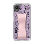 Slim Protection Case - STAND & RING RIBBON Sakura Pink［ Rune Naito - RUNE Girl Retro & Modern - Purple ］