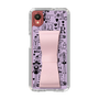 Slim Protection Case - STAND & RING RIBBON Sakura Pink［ Rune Naito - RUNE Girl Retro & Modern - Purple ］