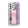 Slim Protection Case - STAND & RING RIBBON Sakura Pink［ Rune Naito - RUNE Girl Retro & Modern - Purple ］