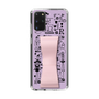 Slim Protection Case - STAND & RING RIBBON Sakura Pink［ Rune Naito - RUNE Girl Retro & Modern - Purple ］