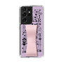 Slim Protection Case - STAND & RING RIBBON Sakura Pink［ Rune Naito - RUNE Girl Retro & Modern - Purple ］