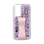 Slim Protection Case - STAND & RING RIBBON Sakura Pink［ Rune Naito - RUNE Girl Retro & Modern - Purple ］