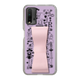 Slim Protection Case - STAND & RING RIBBON Sakura Pink［ Rune Naito - RUNE Girl Retro & Modern - Purple ］