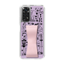 Slim Protection Case - STAND & RING RIBBON Sakura Pink［ Rune Naito - RUNE Girl Retro & Modern - Purple ］