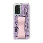 Slim Protection Case - STAND & RING RIBBON Sakura Pink［ Rune Naito - RUNE Girl Retro & Modern - Purple ］