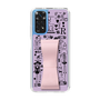 Slim Protection Case - STAND & RING RIBBON Sakura Pink［ Rune Naito - RUNE Girl Retro & Modern - Purple ］