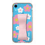 Slim Protection Case - STAND & RING RIBBON Sakura Pink［ Rune Naito - RUNE Flower - Pink ］