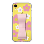 Slim Protection Case - STAND & RING RIBBON Sakura Pink［ Rune Naito - RUNE Flower - Pink ］