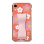 Slim Protection Case - STAND & RING RIBBON Sakura Pink［ Rune Naito - RUNE Flower - Pink ］