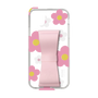Slim Protection Case - STAND & RING RIBBON Sakura Pink［ Rune Naito - RUNE Flower - Pink ］